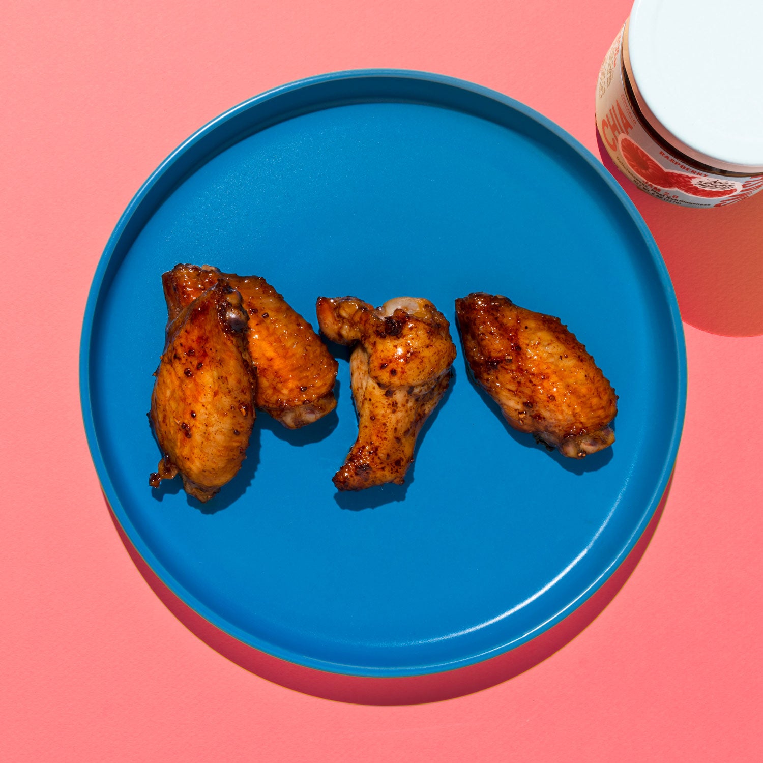 Raspberry Glazed Wings