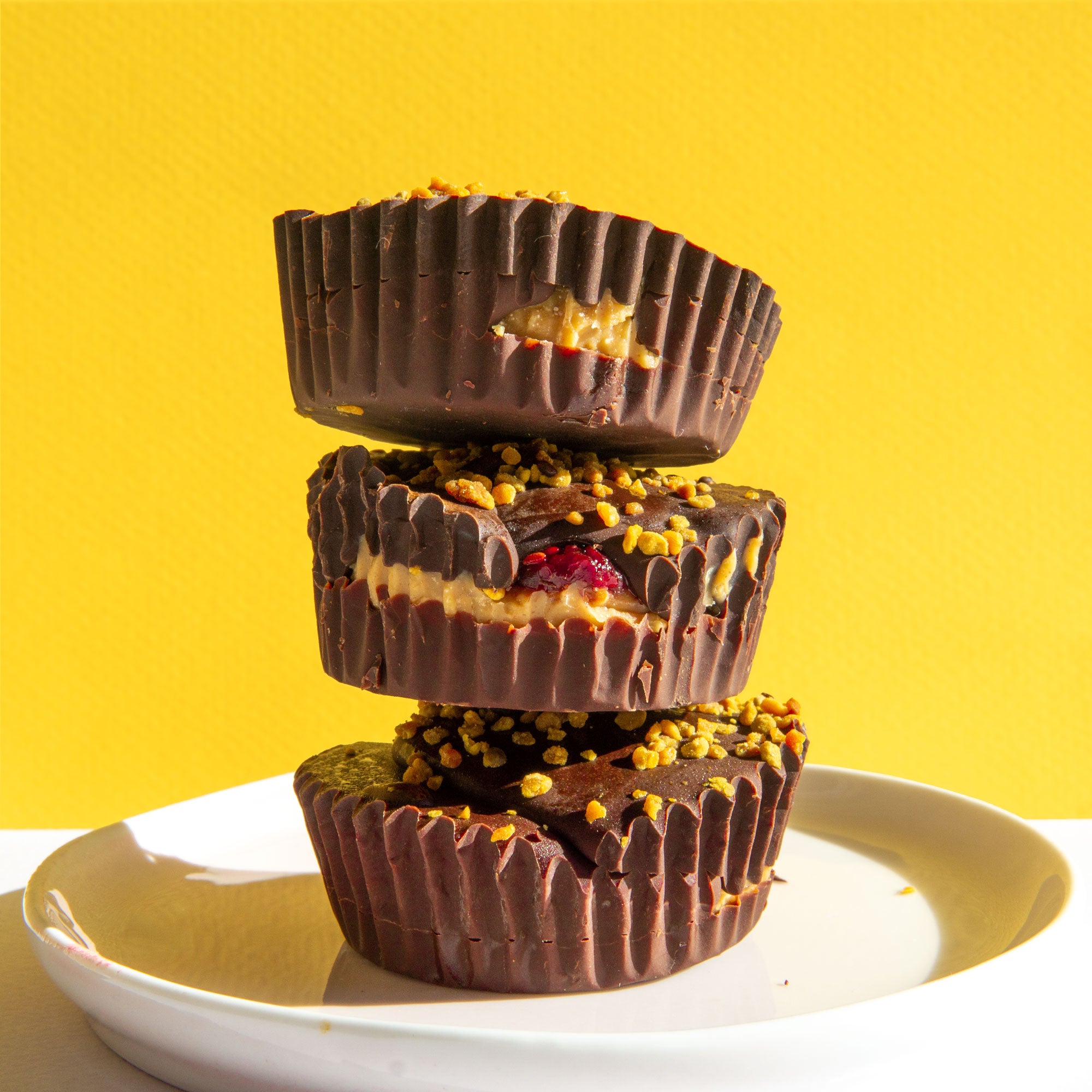 PB&J Chocolate Cups